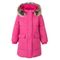 Płaszcz dziewczęcy z kapturem, różowy, Lenne