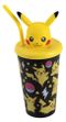Pokemon, butelka do picia ze słomką i figurką 3D, 600 ml