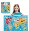 Puzzlove, CzuCzu, Zwierzęta, Mapa świata, puzzle, 60 elementów