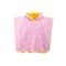 Quut, dwustronne poncho kąpielowe dla dzieci, Banana Pink