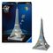 Ravensburger, Iconics, Wieża Eiffla, puzzle 3D LED, 224 elementy