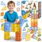 Ricokids, klocki magnetyczne, 78 elementów