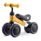 Ricokids, rowerek biegowy dla dzieci, trójkołowy, żółty