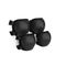 Scoot & Ride, zestaw ochraniaczy, Black, rozmiar XXS
