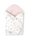 Sensillo, rożek niemowlęcy, circus pink, 75-75 cm