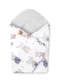 Sensillo, rożek niemowlęcy, mouse grey, 75-75 cm