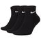 Skarpetki męskie, czarne, zestaw, 3 szt., Nike Everyday Cushion Ankle