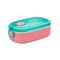 Śniadaniówka Aqua Pure ze sztućcami - mint/pink