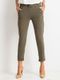 Spodnie dresowe damskie, khaki, Basic Feel Good