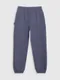 Spodnie dresowe dziewczęce, jogger, niebieskie, 4F