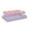 Storage Solutions, zestaw 2 drewnianych pastelowych tacek, matowe wykończenie