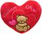 Sun-Day, Serce, Miś z serduszkiem, Kocham Cię, maskotka, 30 cm