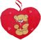 Sun-Day, Serce, Miś z serduszkiem, maskotka, 20 cm