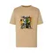 T-shirt chłopięcy, beżowy, Tup Tup