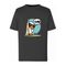 T-shirt chłopięcy, grafitowy, Tup Tup