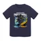 T-shirt chłopięcy, granatowy, Tup Tup