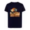 T-shirt chłopięcy, granatowy, Tup Tup