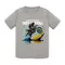 T-shirt chłopięcy, szary, Tup Tup