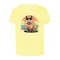 T-shirt chłopięcy, żółty, Tup Tup