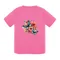 T-shirt dziewczęcy, różowy, Tup Tup
