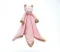 Teddykompaniet, Diinglisar, kot, maskotka-kocyk, różowy, 35-35 cm