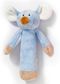 Teddykompaniet, Diinglisar, myszka, maskotka z grzechotką, niebieska, 13 cm