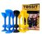 Tossit, rzutki, zestaw startowy, gra zręcznościowa, niebieski i żółty, 7 elementów