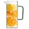Vialli Design, Livio, dzbanek ryflowany z zielonym uchem, 1500 ml