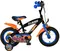 Volare, Hot Wheels, rower, czarno-niebieski, 12"