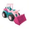 Wader, Tech Truck, ładowarka, różowa, 27 cm