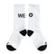 Wysokie białe skarpetki NOWEAR