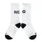 Wysokie białe skarpetki unisex NOWEAR