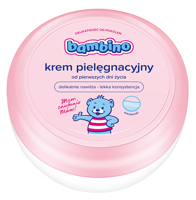 Bambino, krem pielęgnacyjny dla dzieci i niemowląt z d-Pantenolem, 200 ml