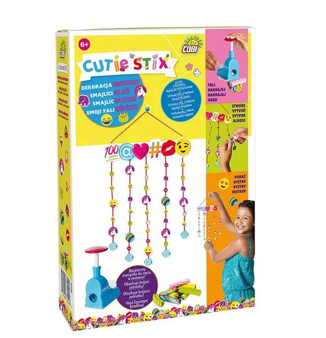 Cobi, Cutie Stix, dekoracja emtikony, zrób to sam