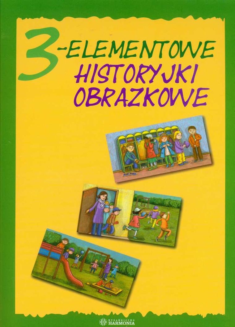 3-elementowe historyjki obrazkowe. 21 historyjek + kieszonki do układania