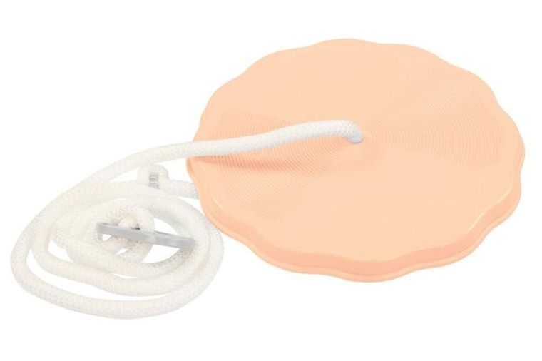 3TOYMS, huśtawka okrągła, pastelowy pomarańczowy