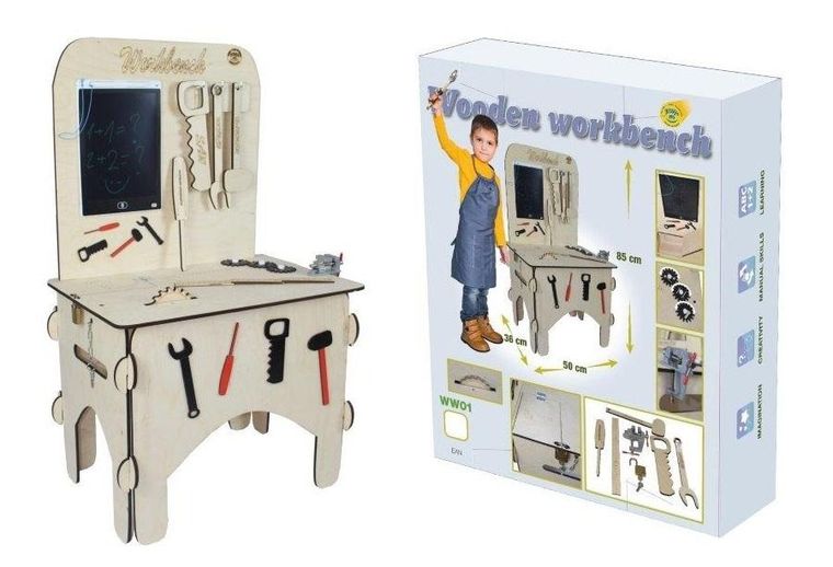 3TOYMS, warsztat z narzędziami, drewniany