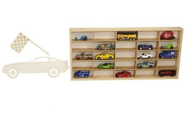 3toysm, ekspozytor na autka resoraki, 25 przegródek