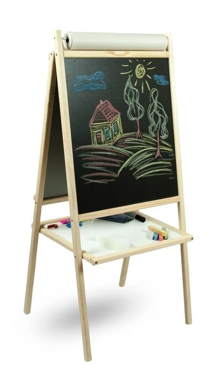 3toysm, tablica magnetyczna, dwustronna, drewniana