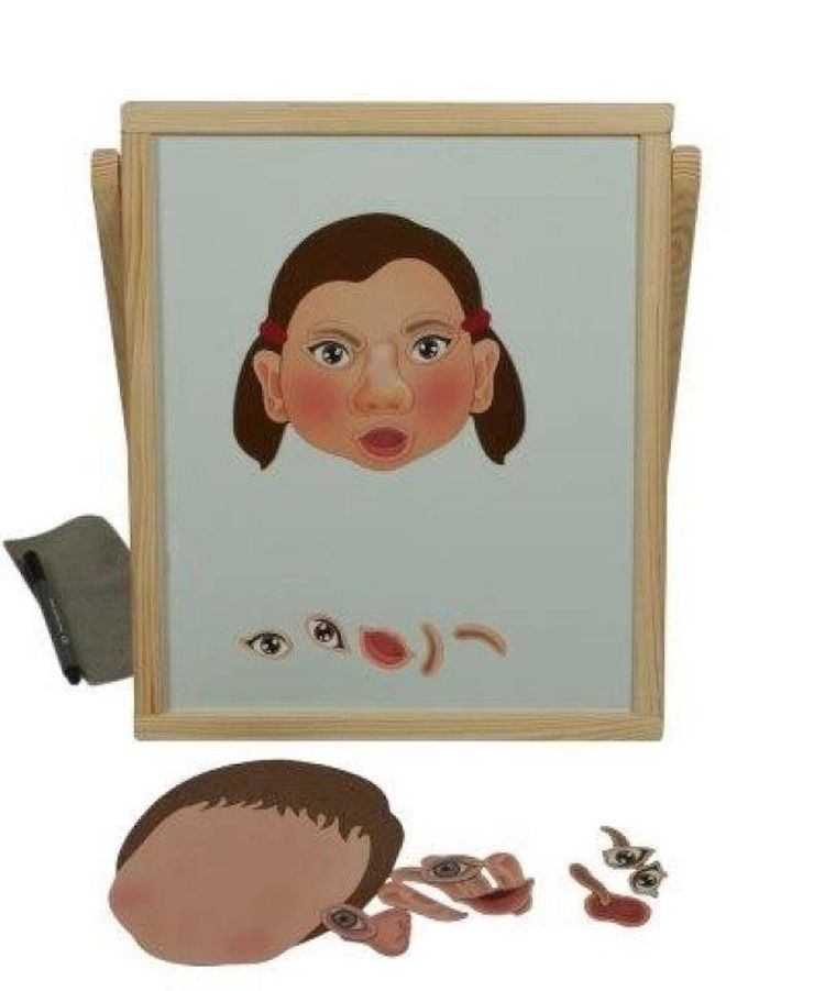 3toysm, tablica magnetyczna, rozkładana z układanką