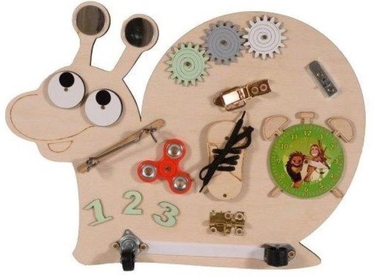 3toysm, tablica manipulacyjna, ślimak