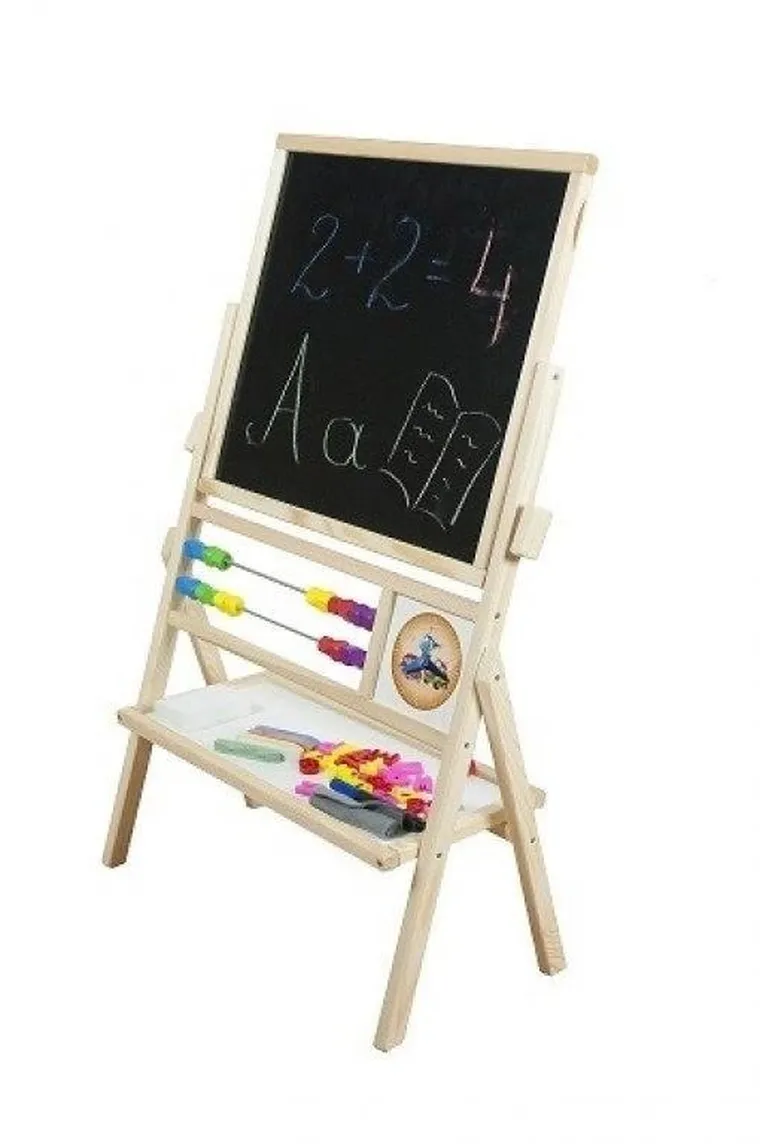 3toysm, tablica obrotowa, 2-rzędowe liczydło, naturalna