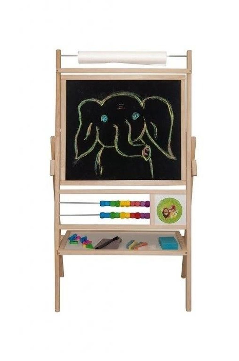 3toysm, tablica obrotowa, 2-rzędowe liczydło, naturalna