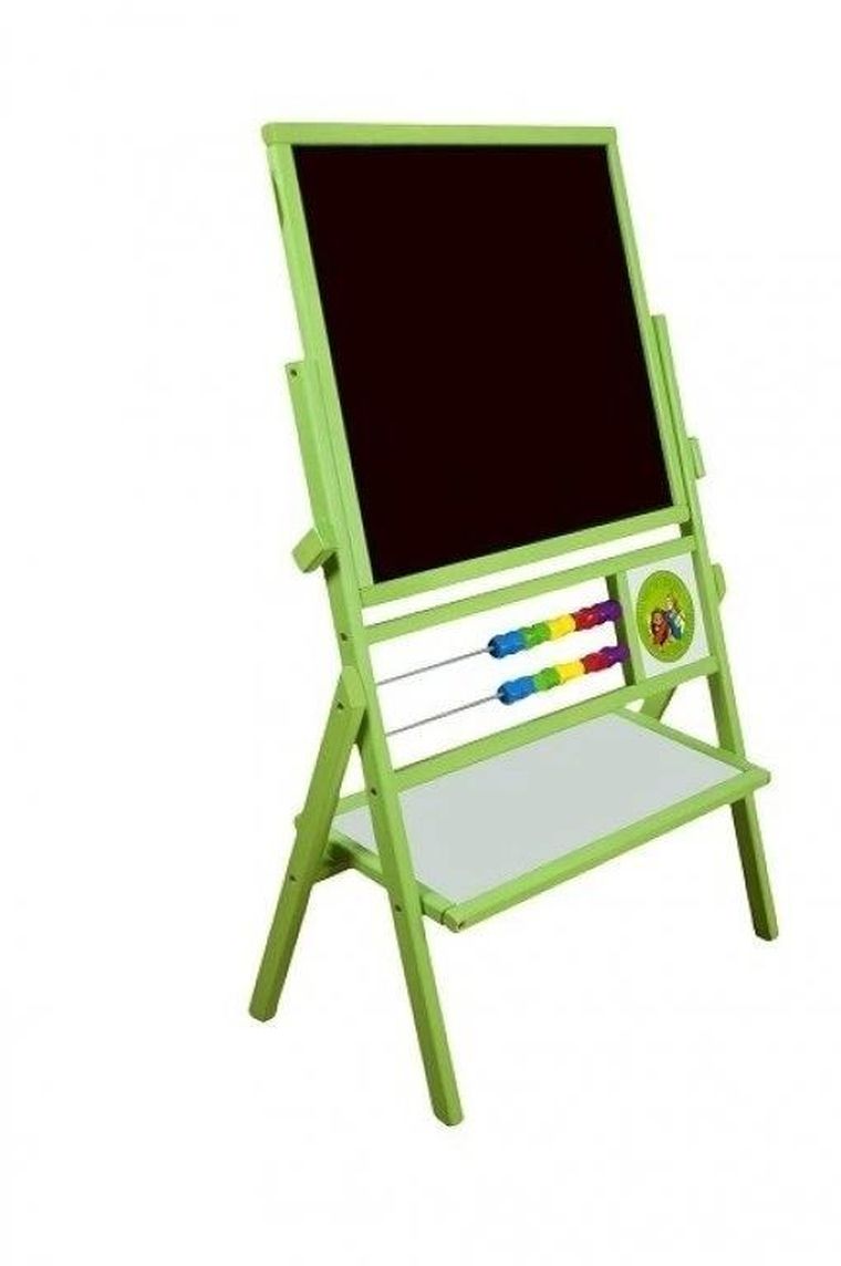 3toysm, tablica obrotowa, 2-rzędowe liczydło, zielona