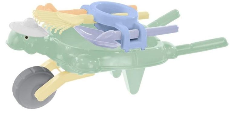 3toysm, taczka żółw, zestaw ogrodnika