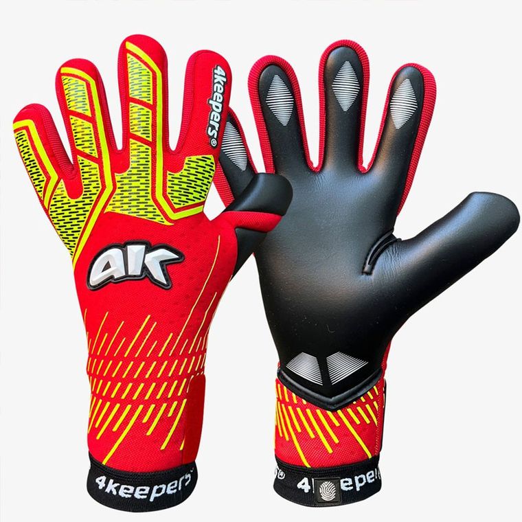 4keepers, rękawice piłkarskie, Neo Elegant Neo Lava NC Junior, rozmiar 5