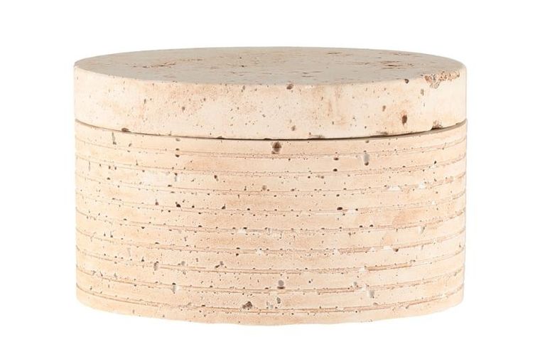 4living, cementowy pojemnik z wieczkiem, Alex, 13-8 cm