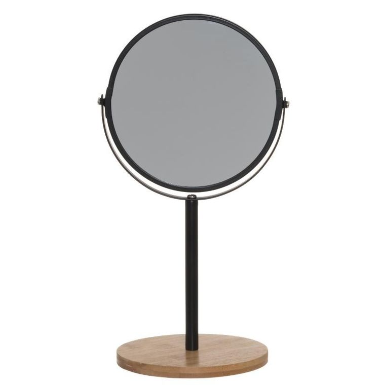 4living, lusterko kosmetyczne na bambusowej podstawie, wys. 34 cm