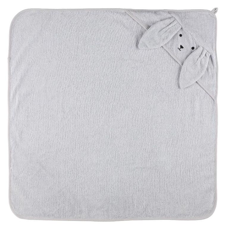 4living, ręcznik z kapturem, dla dzieci, Bunny, 80-80 cm