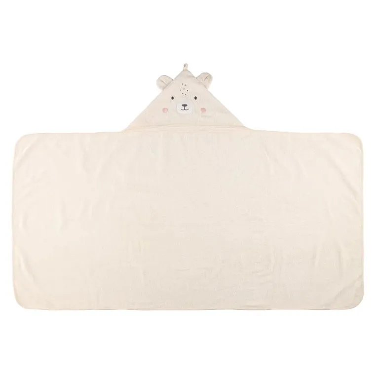 4living, ręcznik z kapturem, dla dzieci, Teddy, 70-140 cm